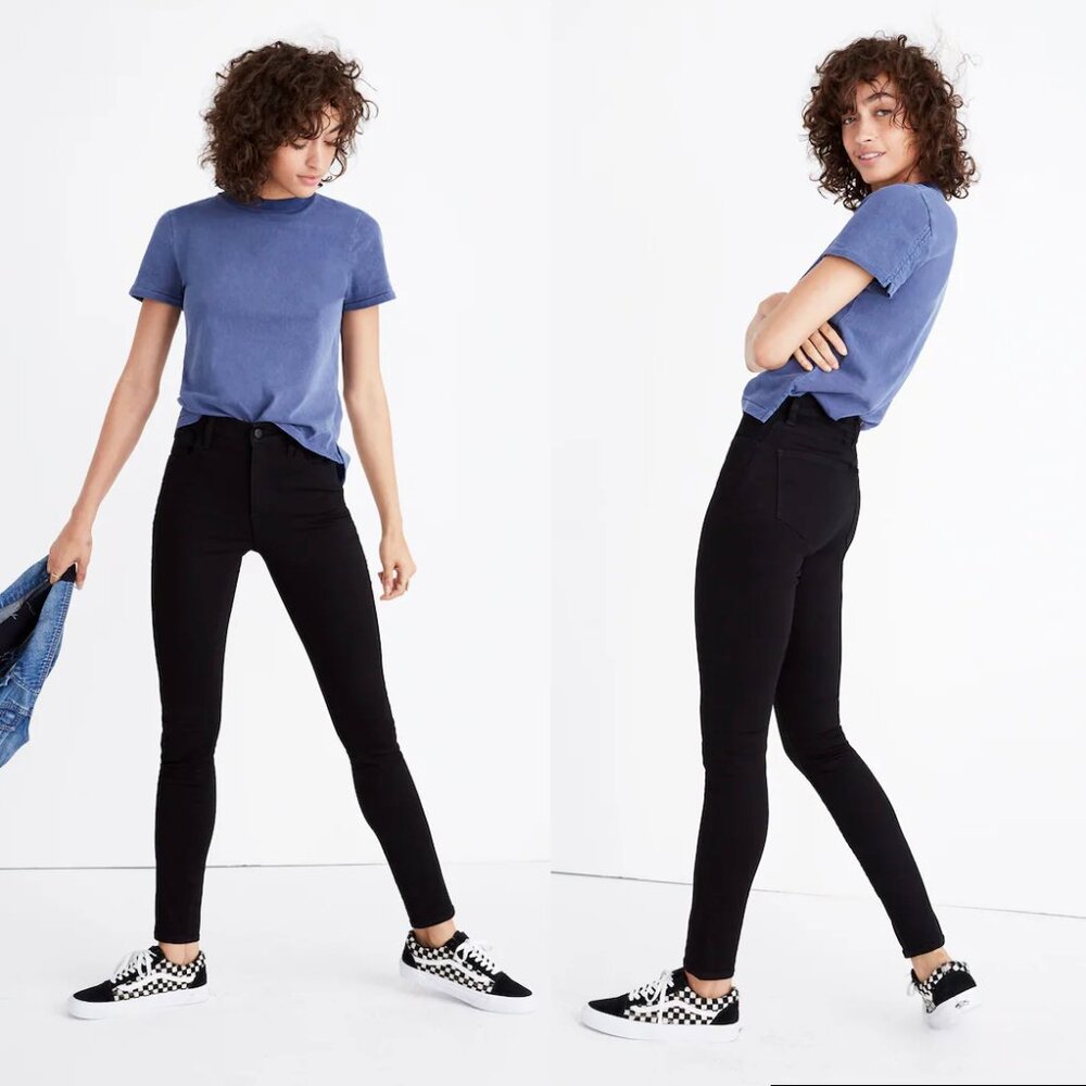 Madewell Roadtripper Skinny Jeans Bennett Black Size 26